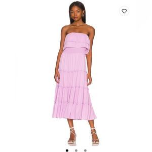 Strapless midi dress - 1 state - lavender - REVOLVE